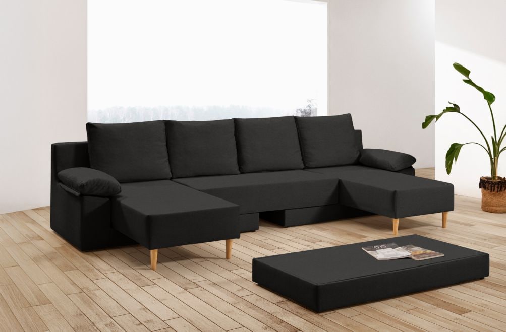 Sofá modular de tela Caleya de HOME - principal