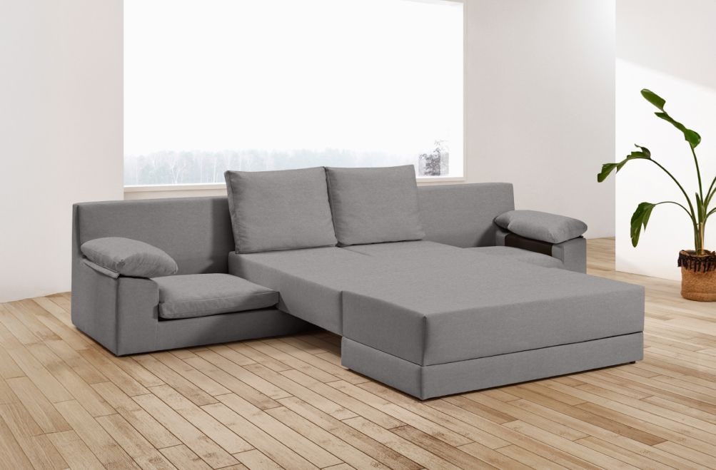 Sofá modular de tela Caleya de HOME - principal