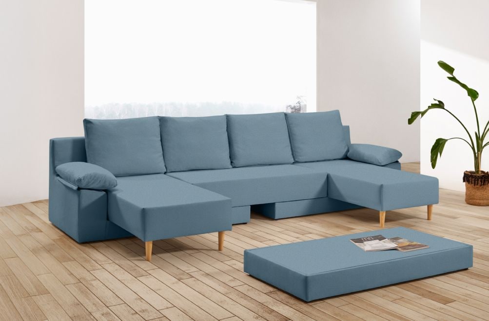 Sofá modular de tela Caleya de HOME - principal