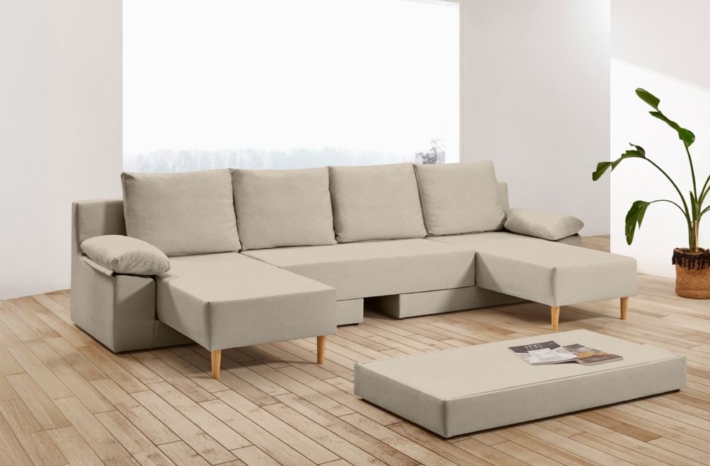 Sofá modular de tela Caleya de HOME - principal