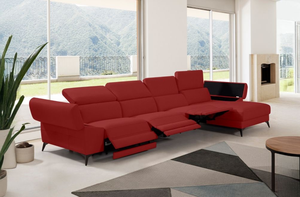 Sofá relax de tela Atika Plus de StyleKomfort - principal