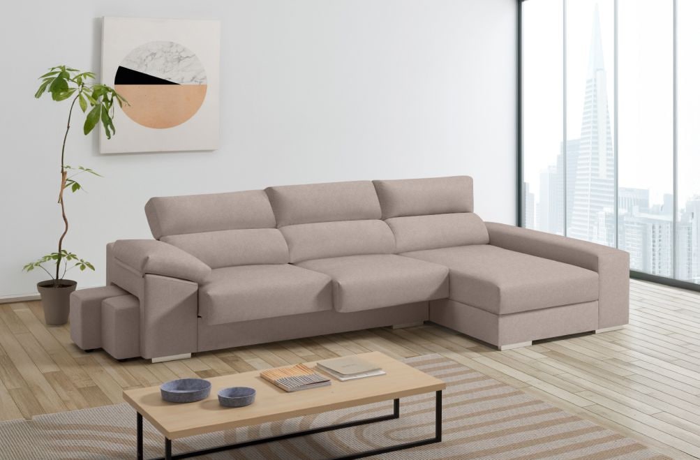 Sofá de tela Alvin de HOME - principal