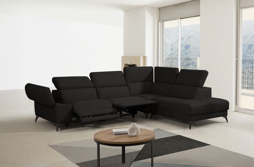 Sofá rinconera relax de tela Atika Lite de StyleKomfort - principal