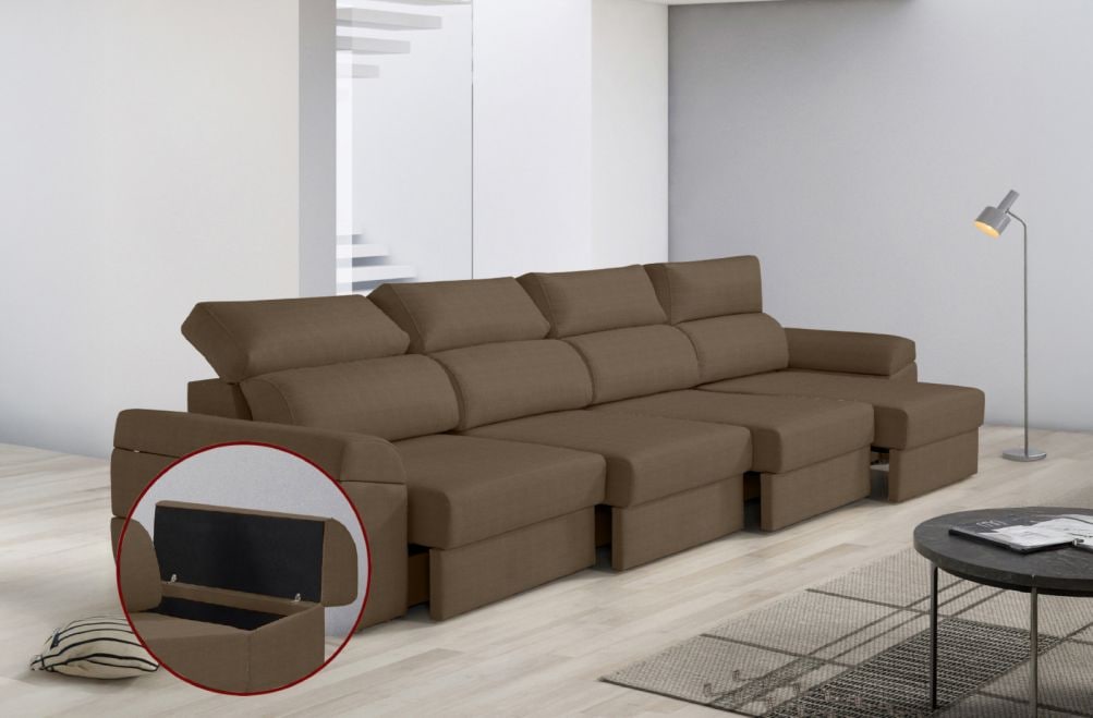 Sofá de tela Huren Max de HOME - principal