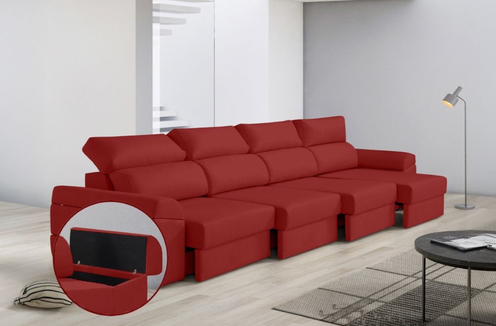 Sofá de tela Huren Max de HOME - principal