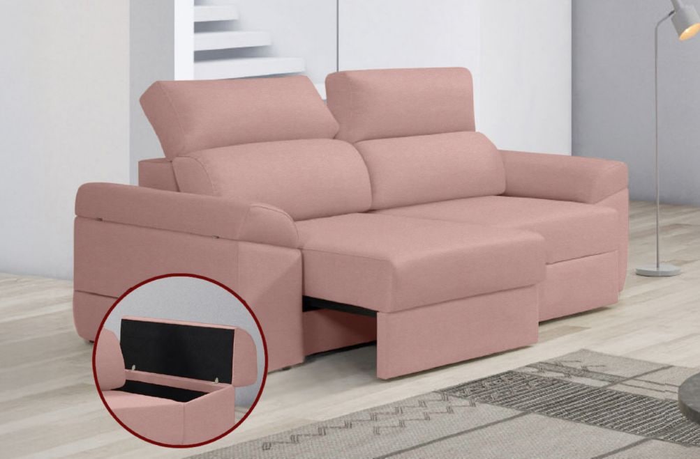 Sofá de tela Huren de HOME - principal