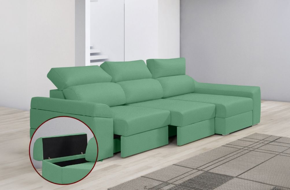 Sofá de tela Huren de HOME - principal