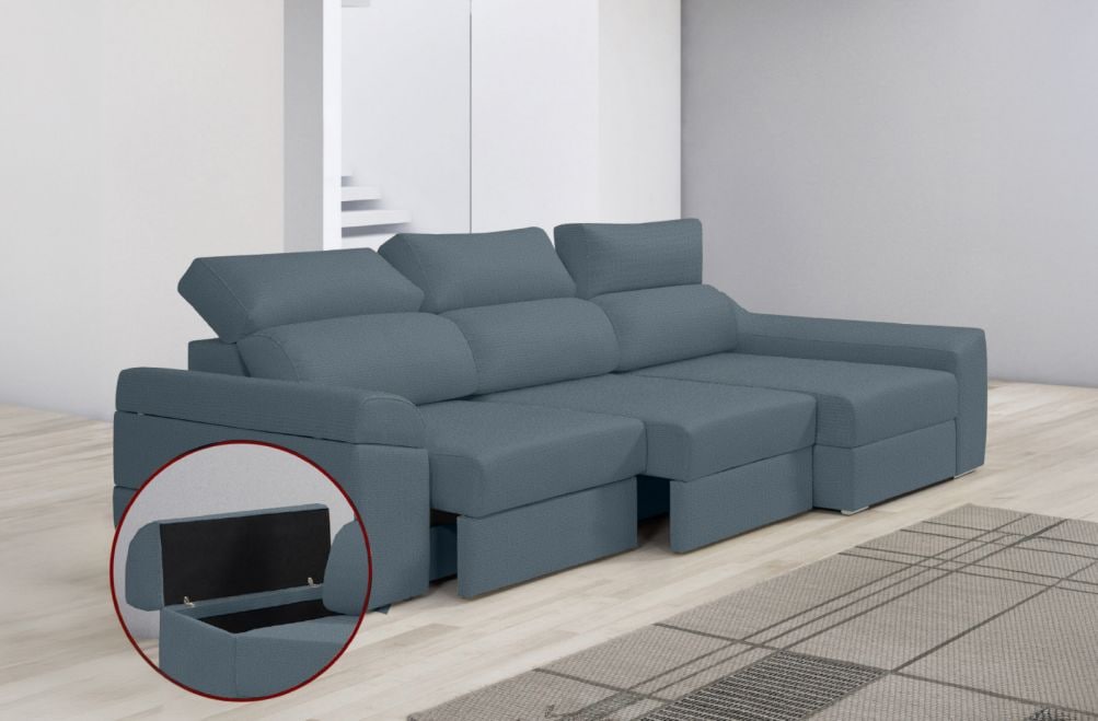 Sofá de tela Huren de HOME - principal