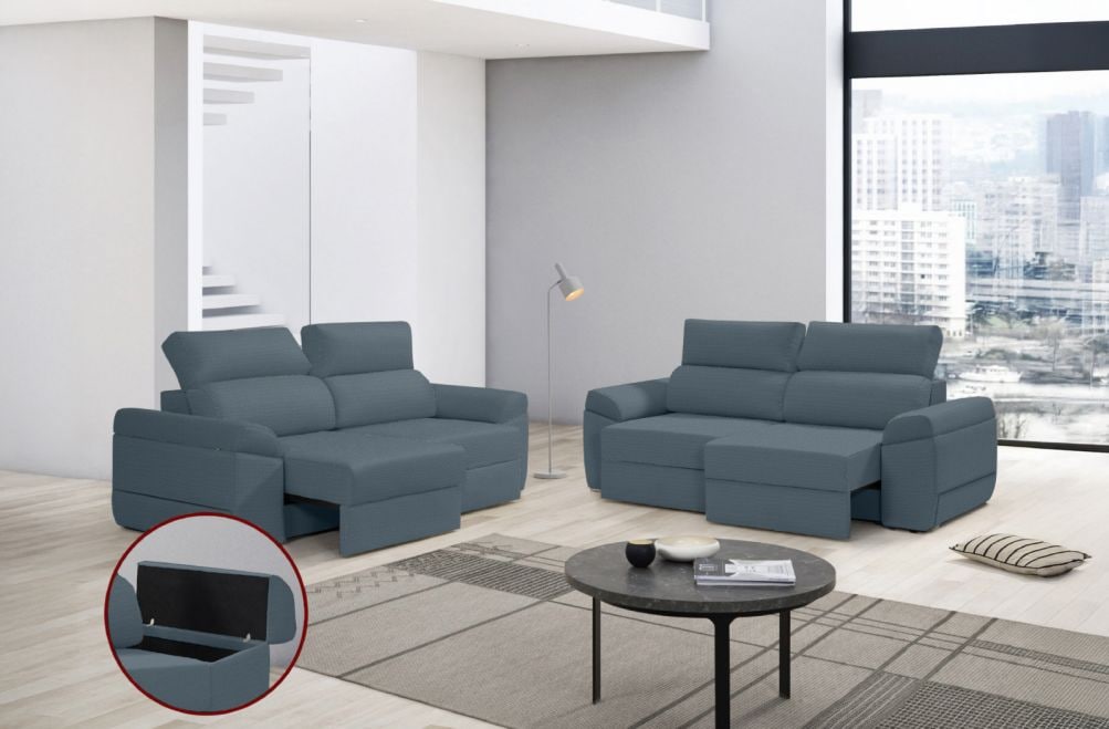 Sofá de tela Huren de HOME - principal