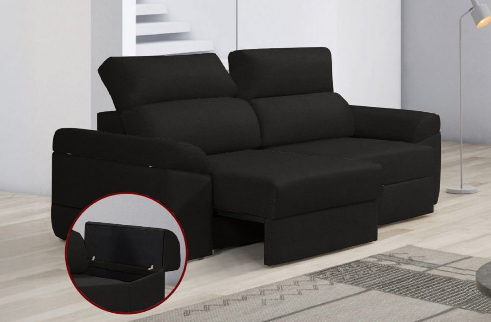 Sofá de tela Huren de HOME - principal