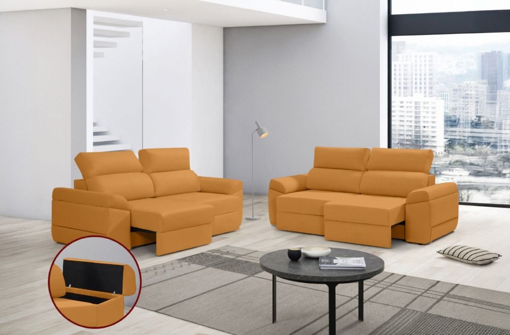 Sofá de tela Huren de HOME - principal