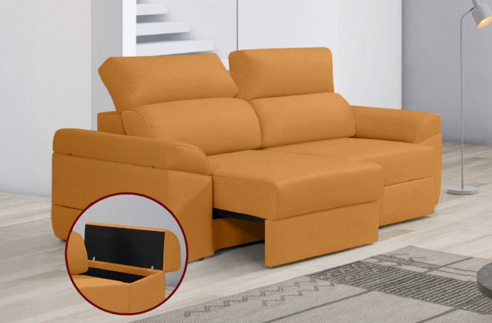 Sofá de tela Huren de HOME - principal