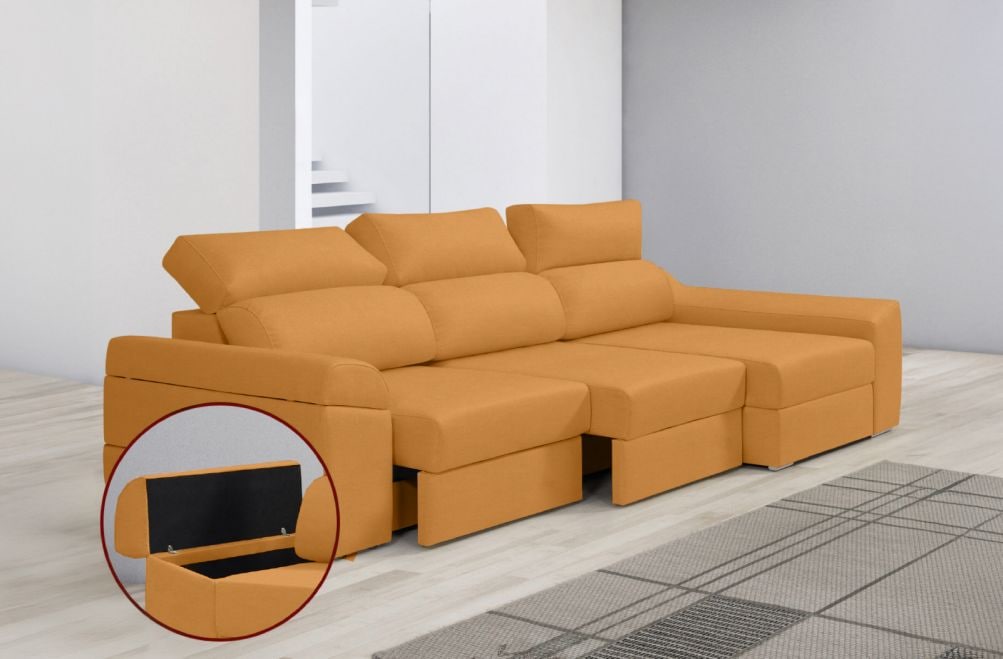 Sofá de tela Huren de HOME - principal