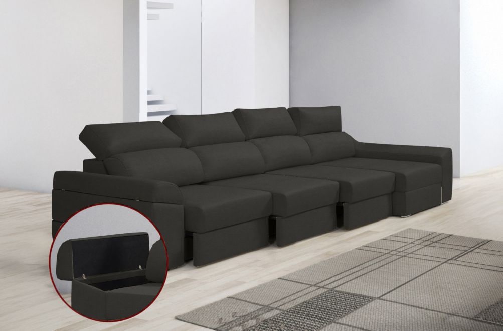 Sofá de tela Huren Plus de HOME - principal