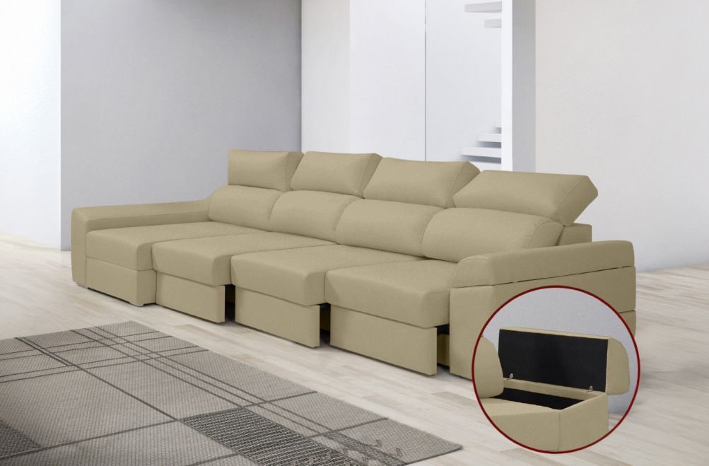 Sofá de tela Huren Plus de HOME - principal