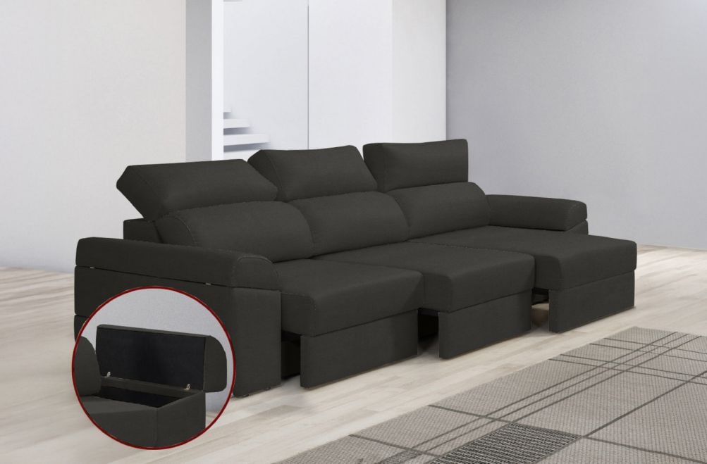 Sofá de tela Huren Plus de HOME - principal