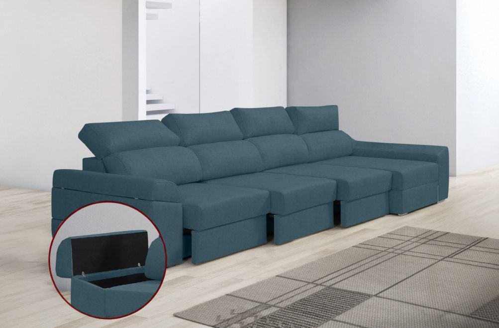 Sofá de tela Huren Plus de HOME - principal