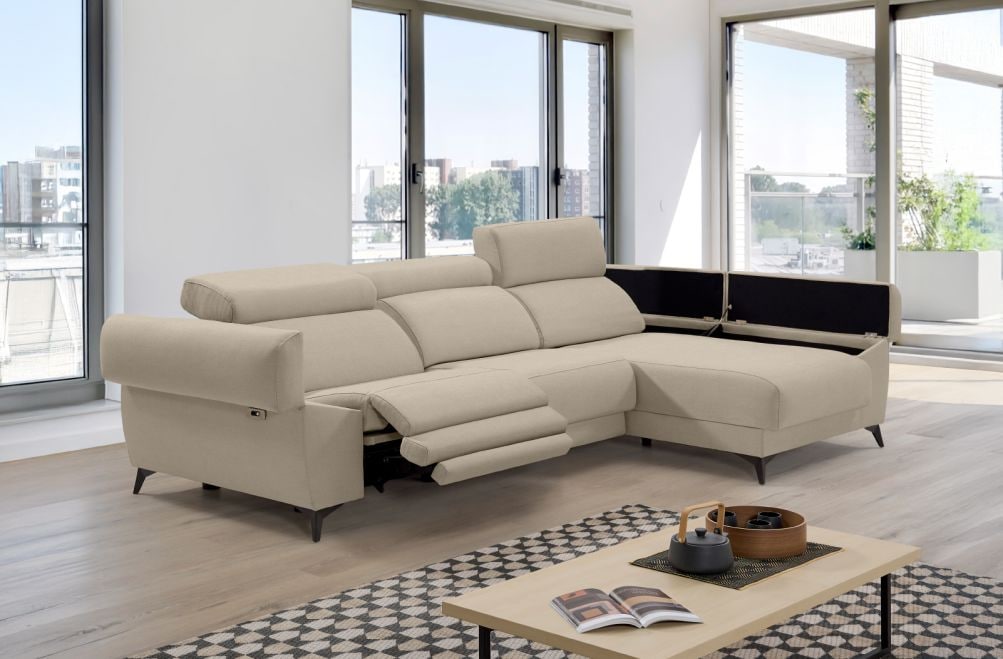 Sofá relax de tela Urbe de HOME - principal