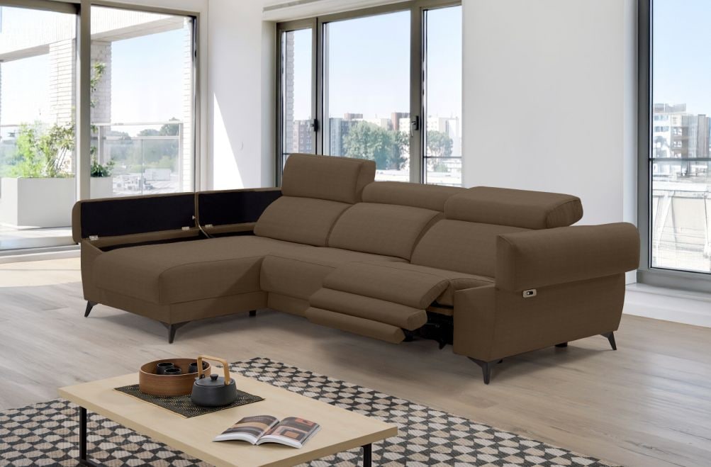 Sofá relax de tela Urbe de HOME - principal