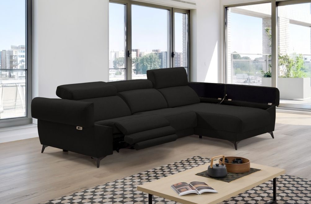 Sofá relax de tela Urbe de HOME - principal