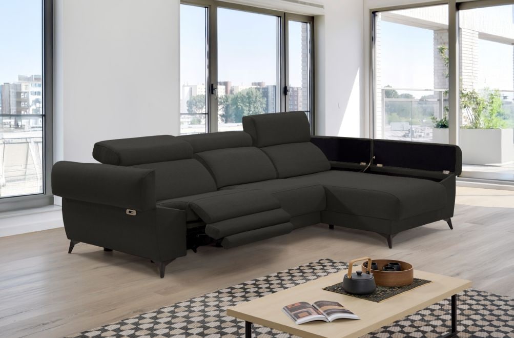 Sofá relax de tela Urbe de HOME - principal