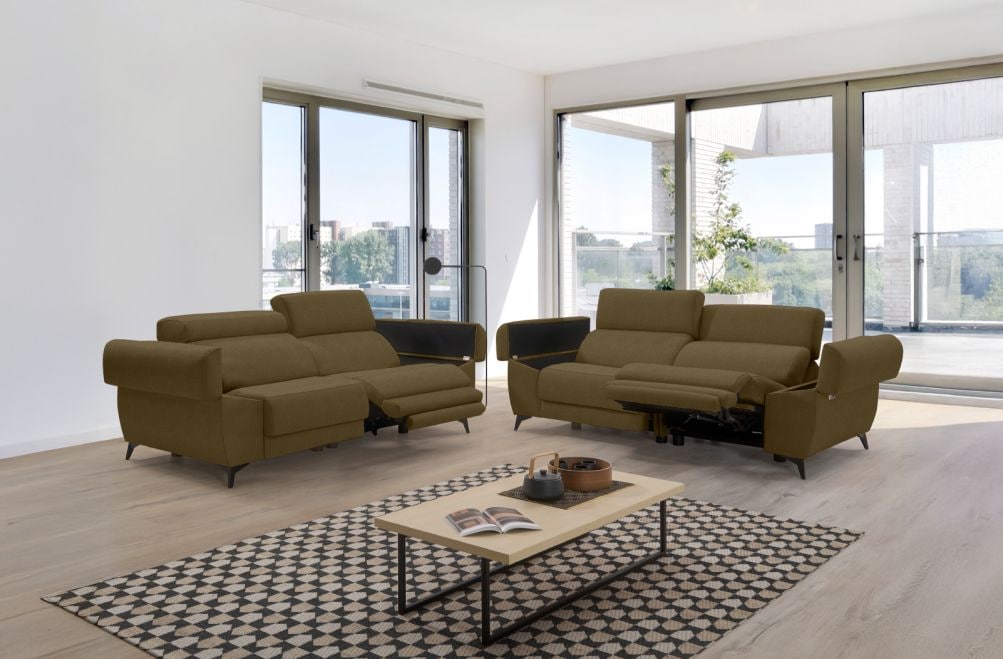 Sofá relax de tela Urbe de HOME - principal