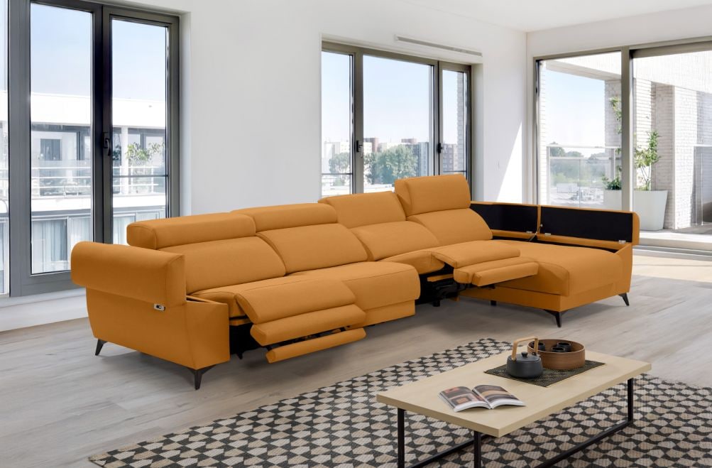 Sofá relax de tela Urbe Plus de HOME - principal