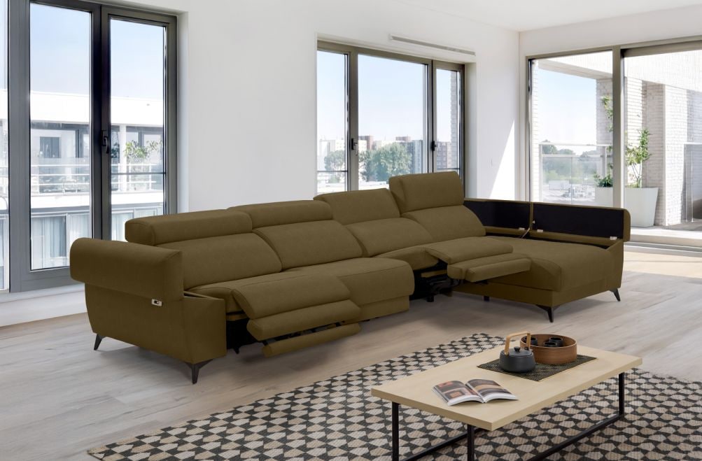 Sofá relax de tela Urbe Plus de HOME - principal