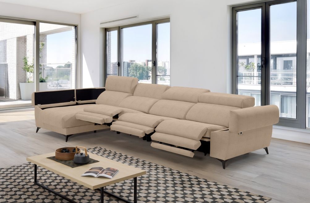 Sofá relax de tela Urbe Plus de HOME - principal