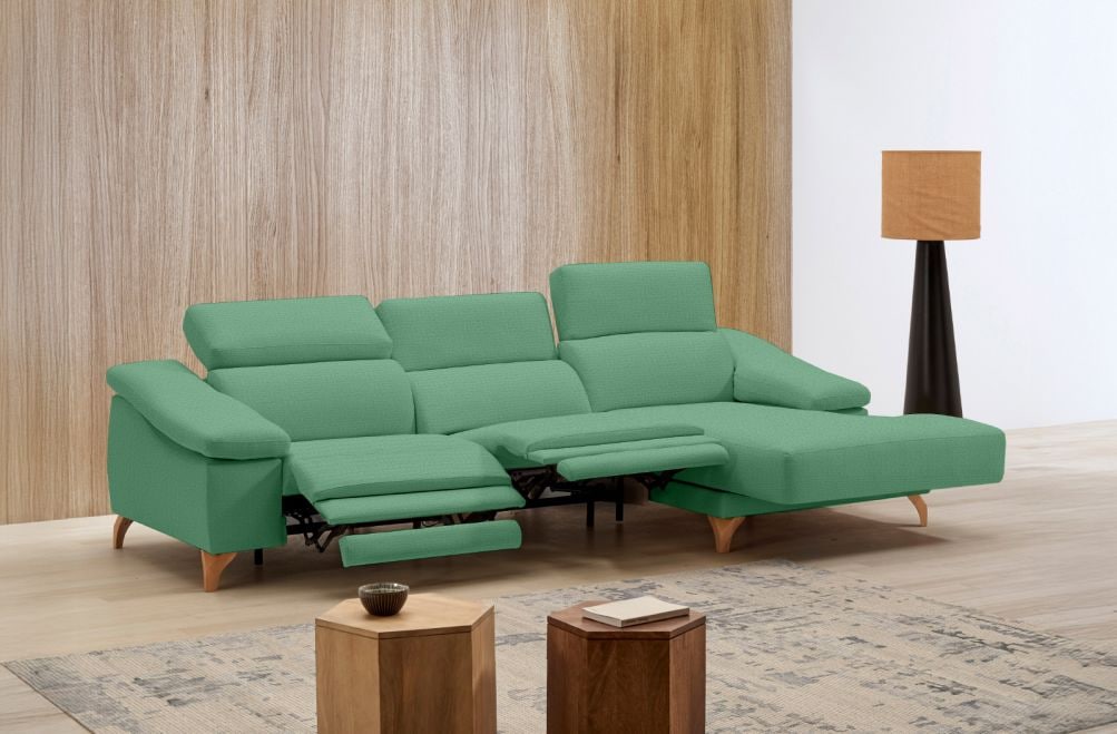 Sofá relax de tela Sara de StyleKomfort - principal