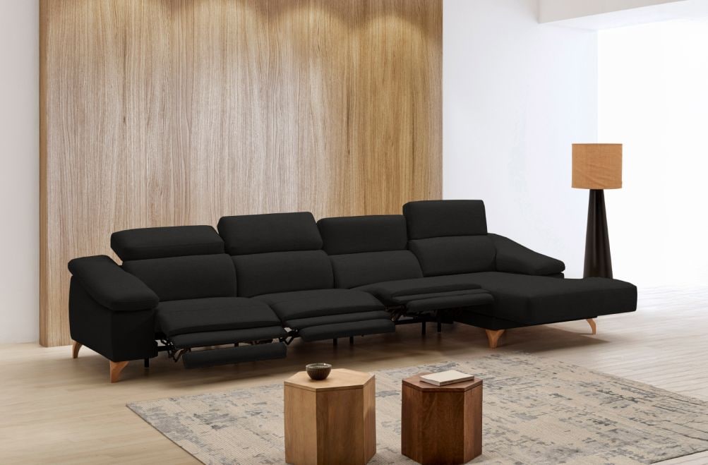 Sofá relax de tela Sara Plus de StyleKomfort - principal