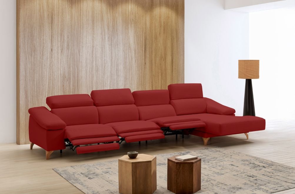 Sofá relax de tela Sara Plus de StyleKomfort - principal