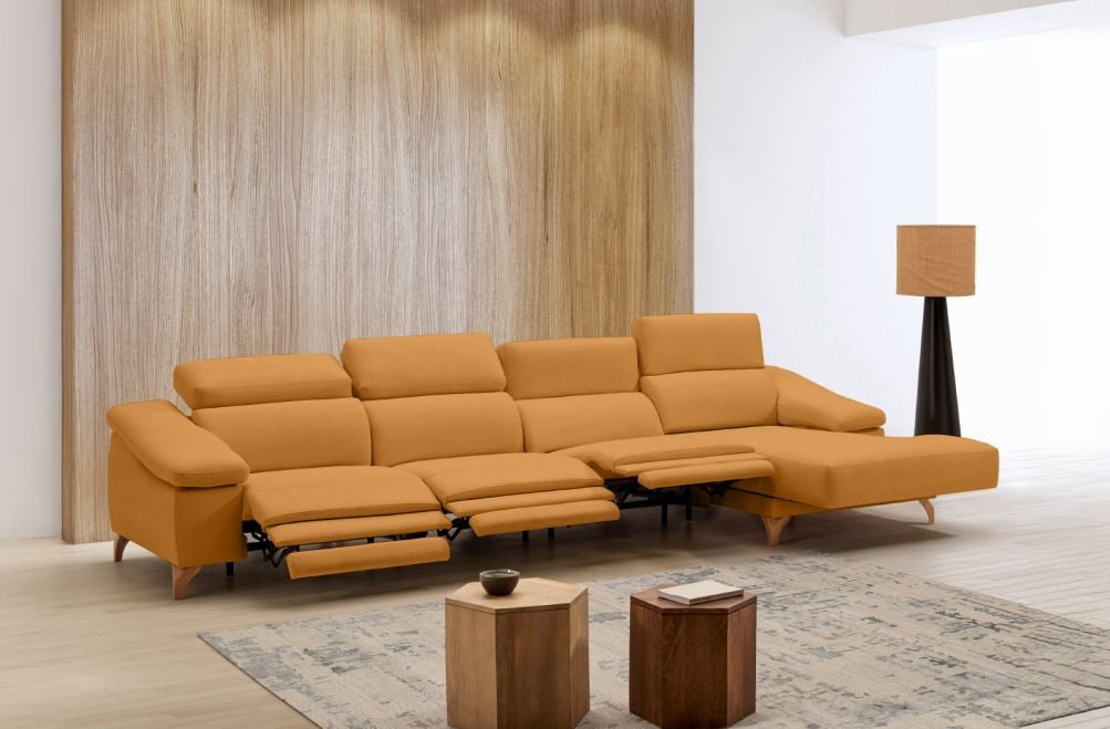 Sofá relax de tela Sara Plus de StyleKomfort - principal