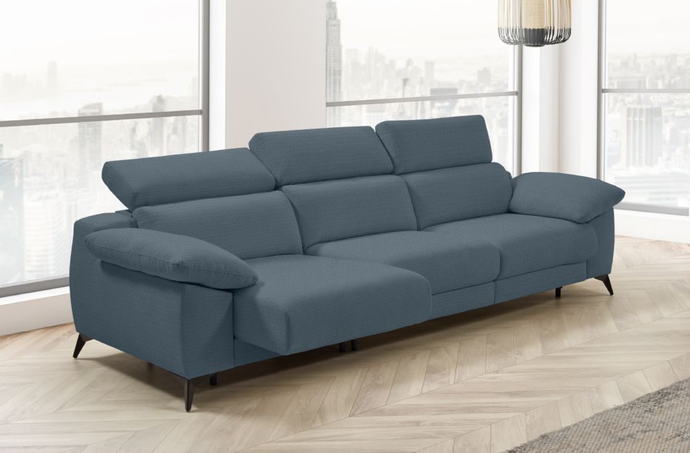 Sofá cama apertura italiana de tela Zaira Plus de StyleKomfort - principal