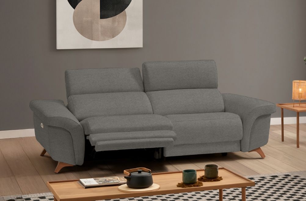 Sofá relax de tela Greta de HOME - principal