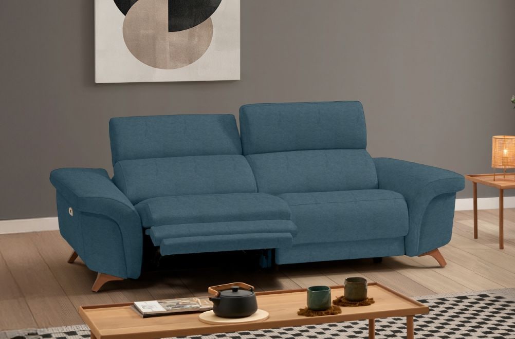 Sofá relax de tela Greta de HOME - principal