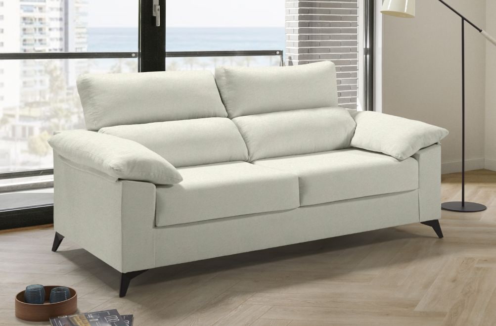 Sofá cama de apertura italiana de tela Lander de HOME - principal