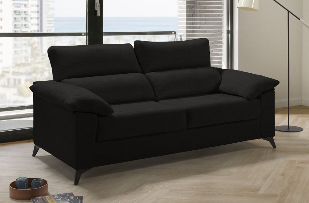 Sofá cama de apertura italiana de tela Lander de HOME - principal