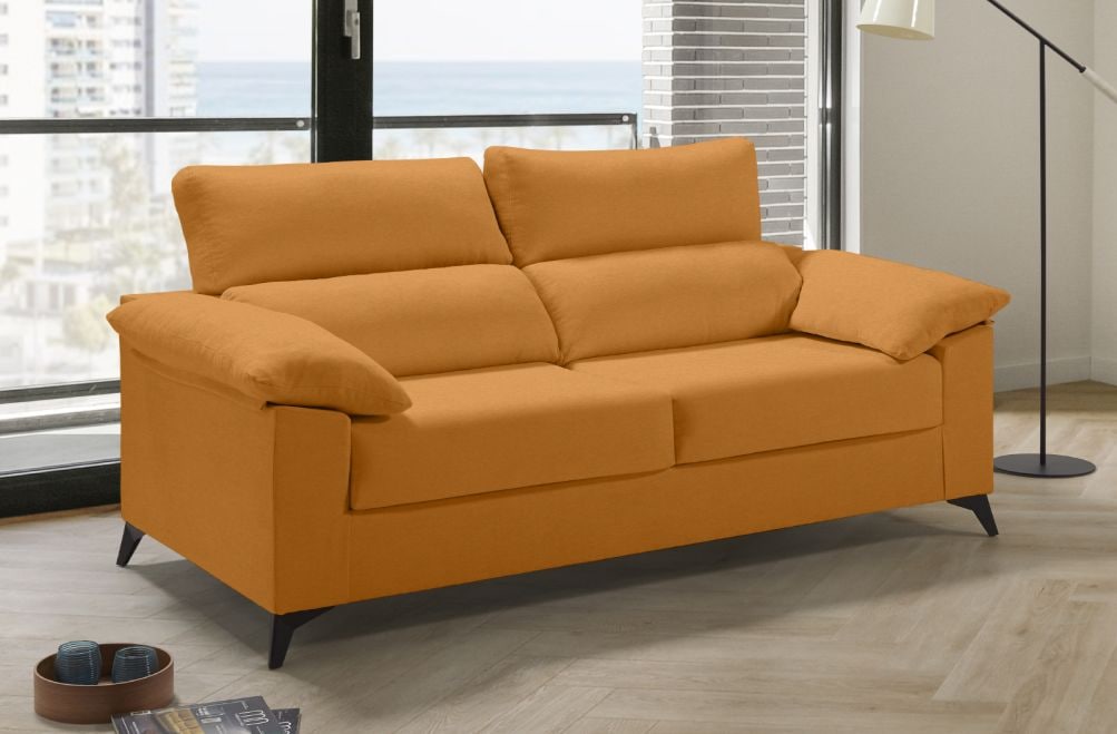 Sofá cama de apertura italiana de tela Lander de HOME - principal