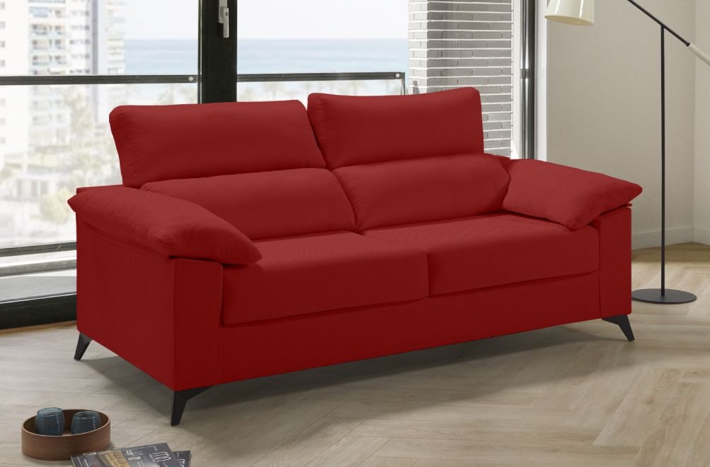 Sofá cama de apertura italiana de tela Lander de HOME - principal