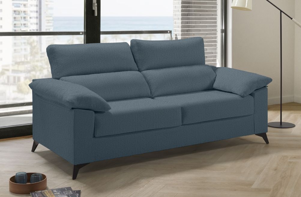 Sofá cama de apertura italiana de tela Lander de HOME - principal