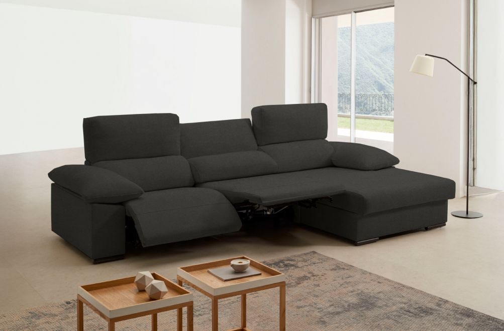 Sofá relax de tela Mina de HOME - principal