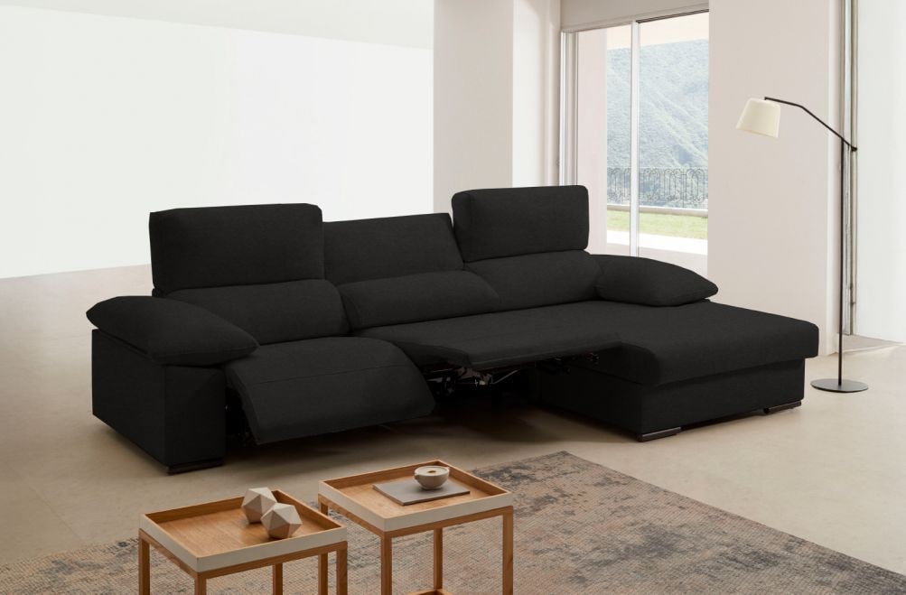 Sofá relax de tela Mina de HOME - principal