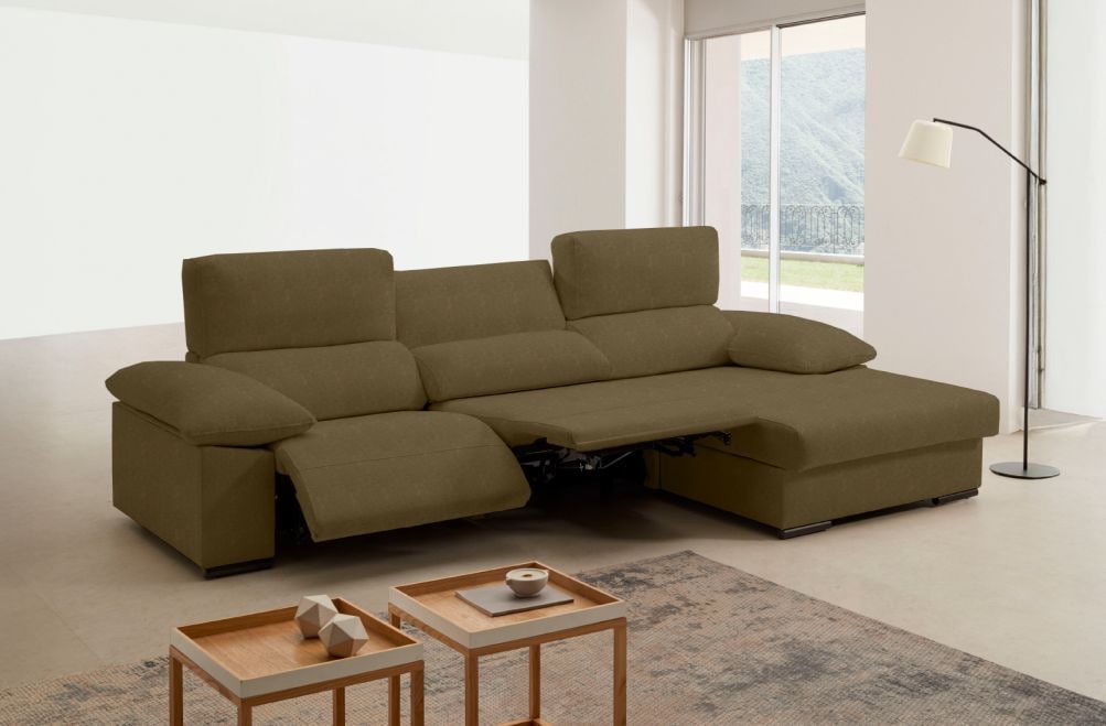 Sofá relax de tela Mina de HOME - principal