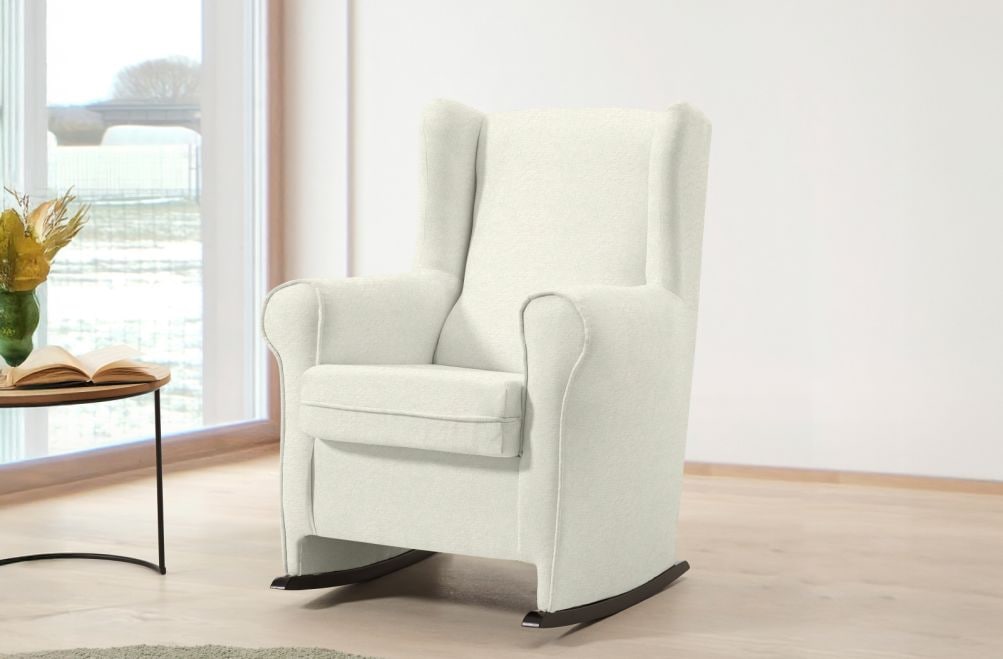 Sillón mecedor de tela Olivia de HOME - principal