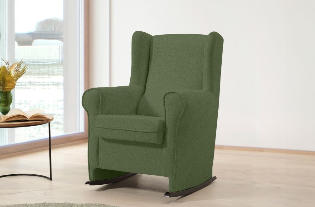 Sillón mecedor de tela Olivia de HOME - principal