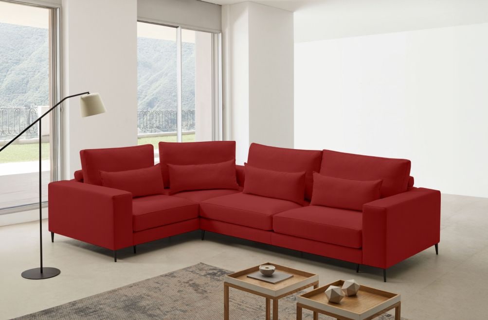 Sofá rinconera de tela Frida de HOME - principal