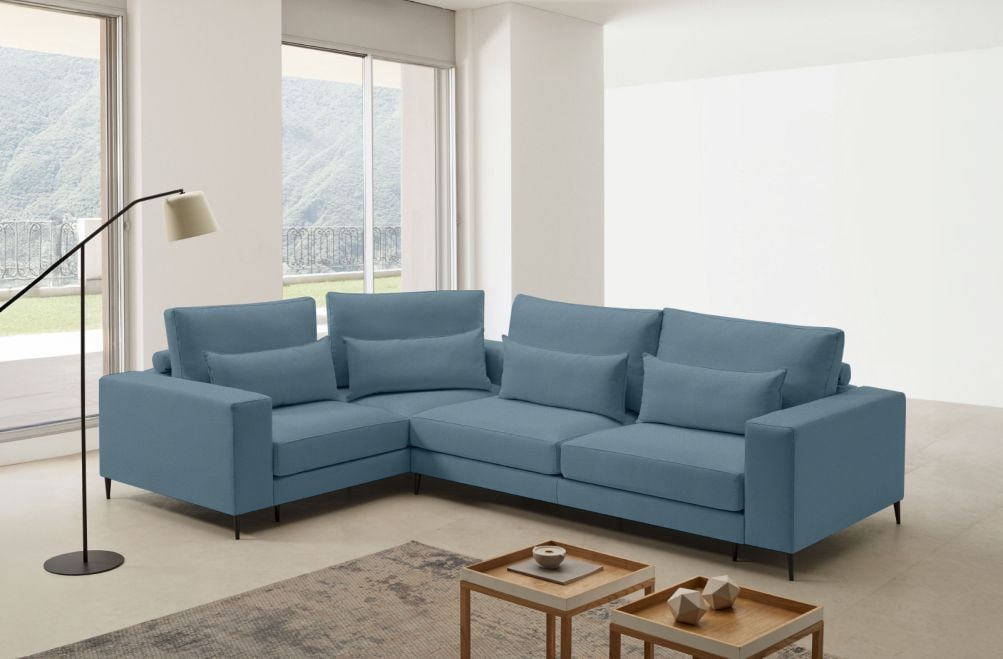 Sofá rinconera de tela Frida de HOME - principal