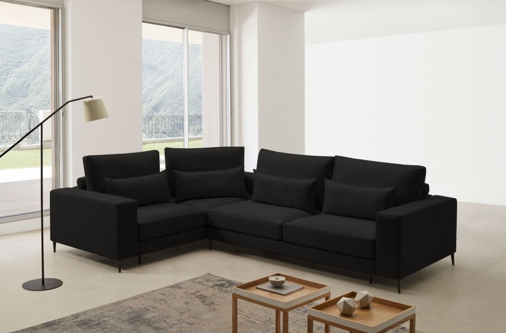 Sofá rinconera de tela Frida de HOME - principal