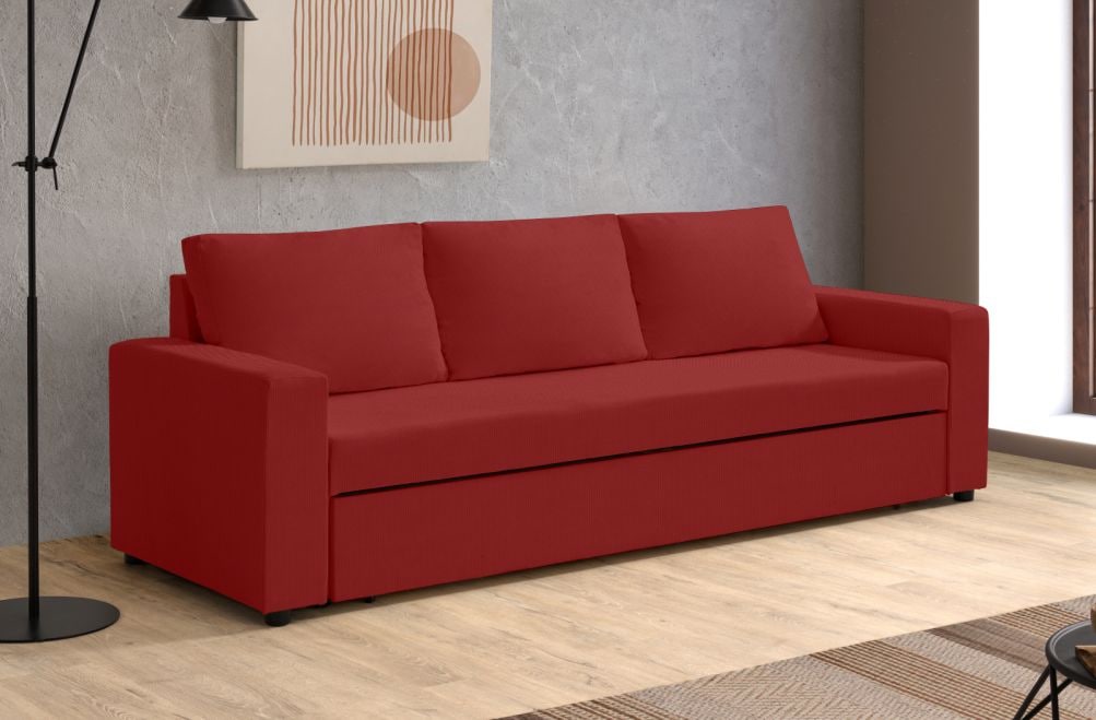 Sofá cama de tela Leo de HOME - principal